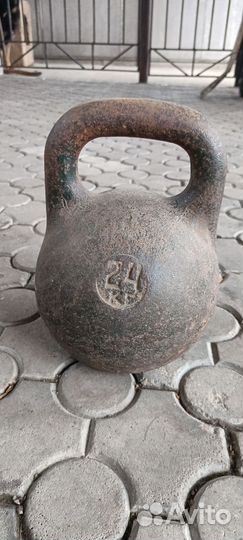 Гиря 24 кг СССР