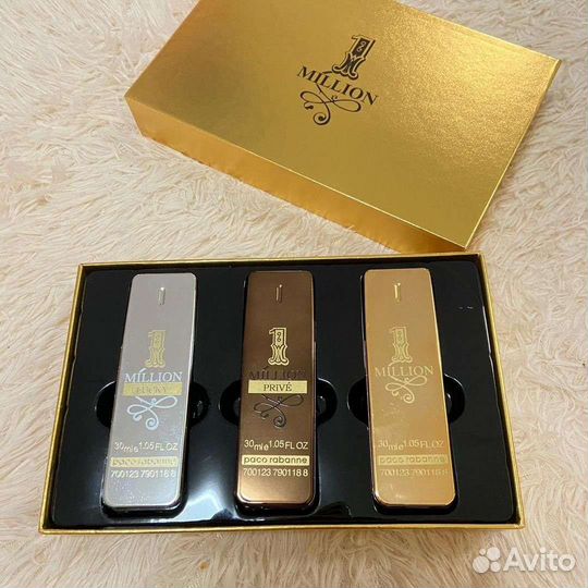Подарочный набор Paco Rabanne 1 Million 3 в 1