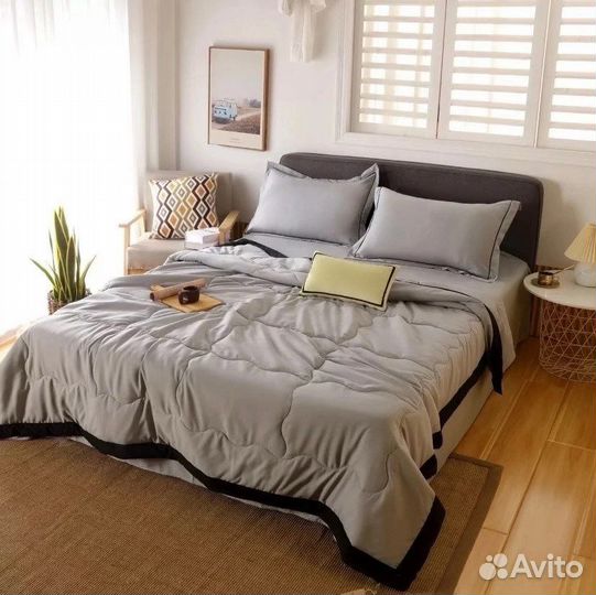 Постельное белье евро с одеялом
