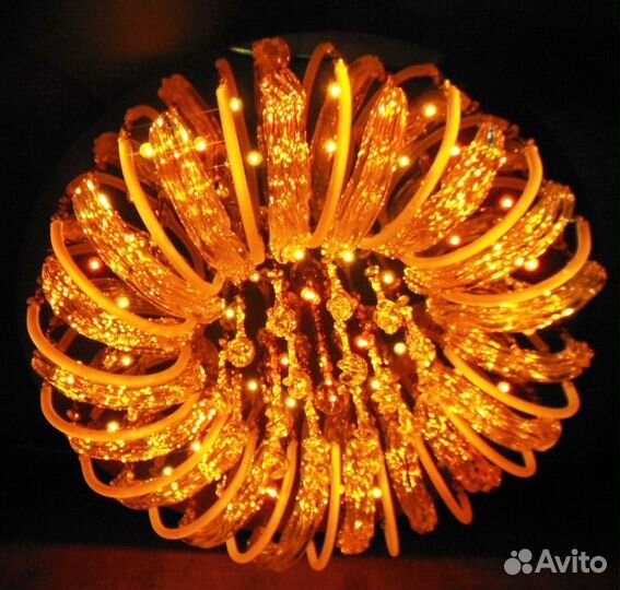 Люстра Потолочная Галоген - 5543/15 золото