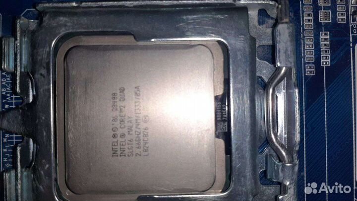 Материнская плата с процессором