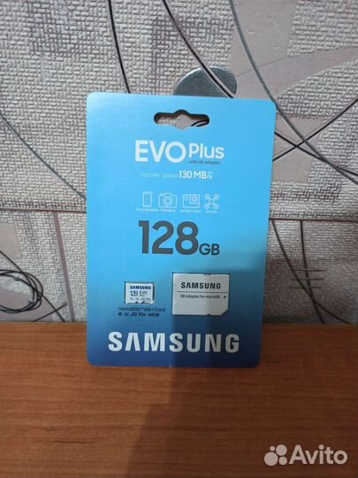 Карта памяти Samsung microsdxc Class 10 128GB