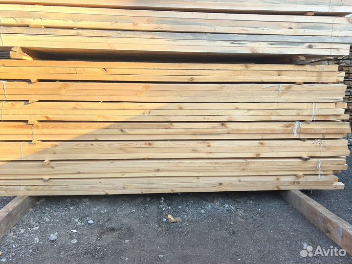 Доска обрезная 50х200х6000мм