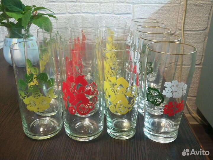 Тонкие стаканы и фужеры для добора