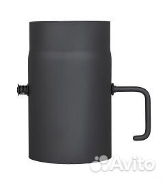 Шибер черный d180 2 мм 1м кпд