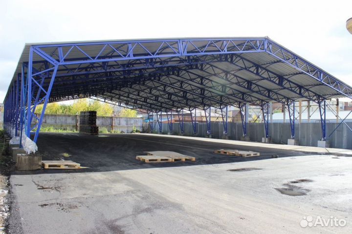 Строительство навесов, складов, ангаров под ключ