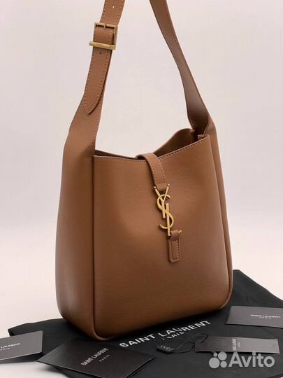 Сумка женская шопер тоут YSL LE 5A 7 кожаная