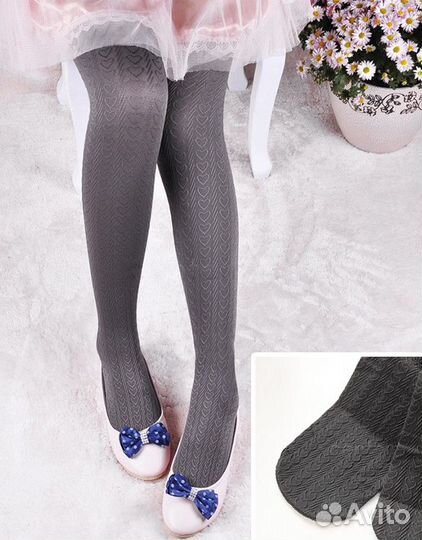 Колготки со стразами