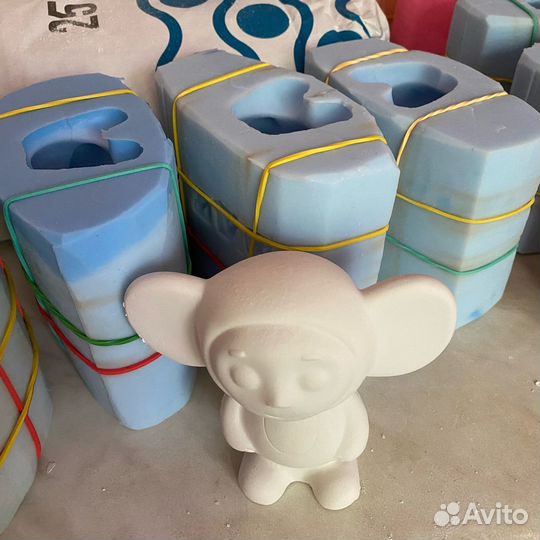 Силиконовые формы (молды) для гипса,мыла