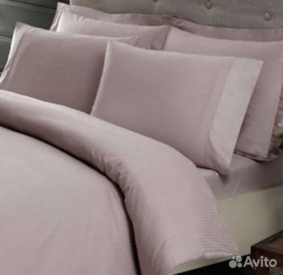 Белье постельное TAC Basic Stripe Сатин Оригинал