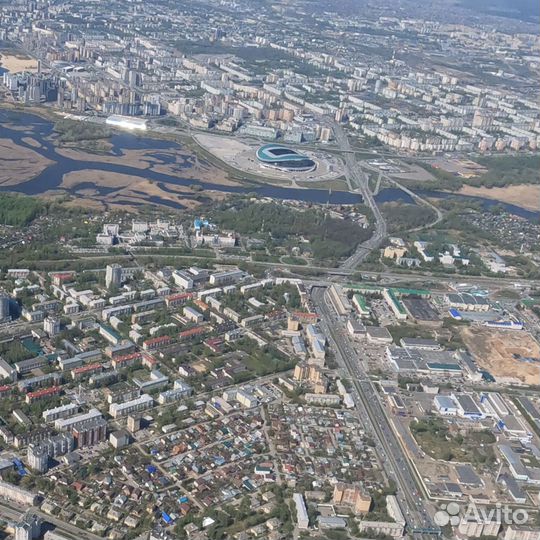Обзорные экскурсии на самолете над городом Казань