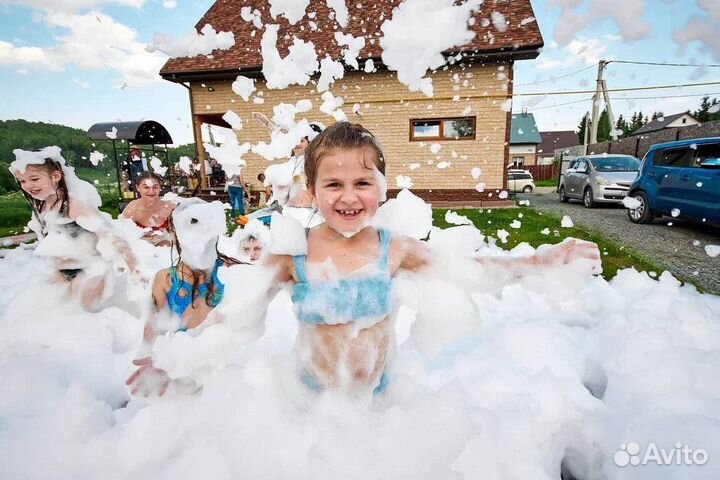 Пенное шоу краски холли