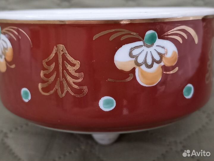 Масленка Хлопок и тарелки, Вербилки 60е годы