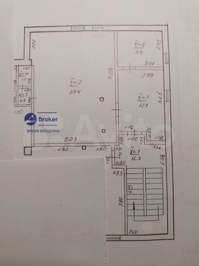 Свободного назначения, 59.5 м²