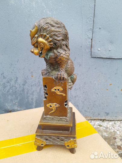 Небесный дракон бронза 27 см камбоджа