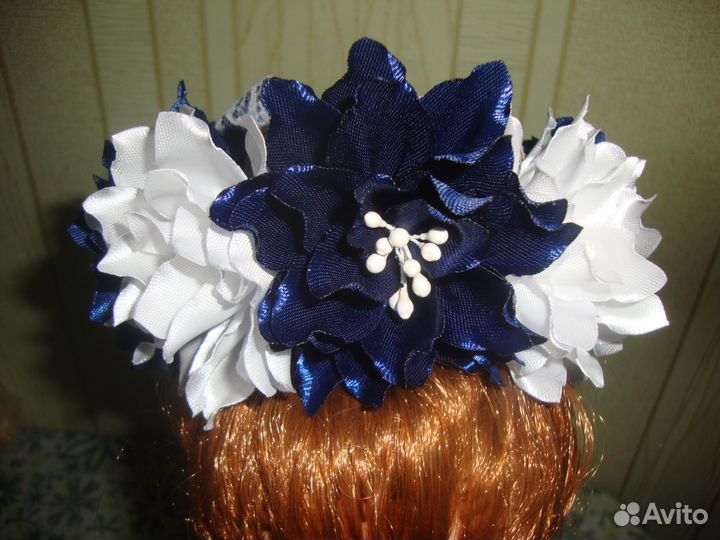 Заколки ручной работы. Канзаш