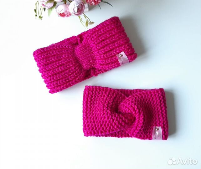 Повязки на голову ручной работы, в наличии