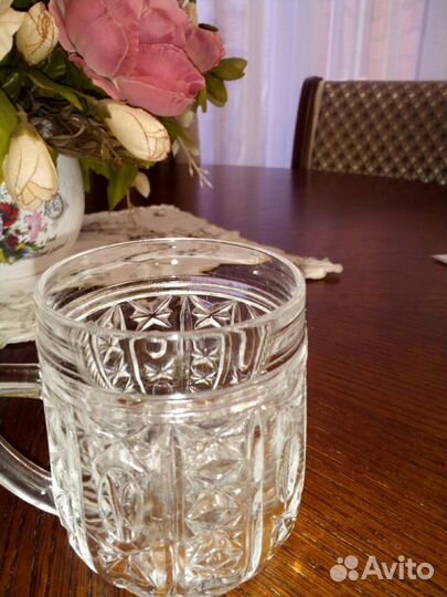 Кружки хрустальные