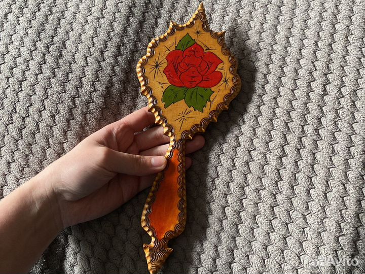 Зеркало деревянное резное СССР