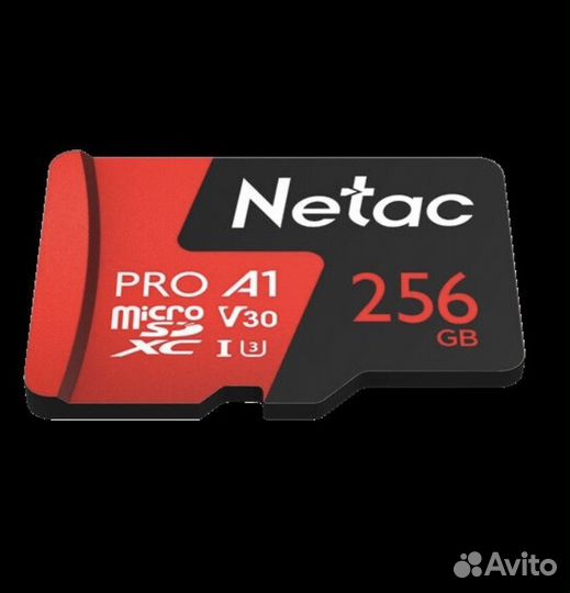 Карта памяти Netac microsdxc 256 гб Class 10