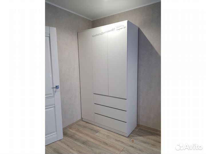 Шкаф (1,2м) Белый (Графит,Сонома) Мори 1200#1