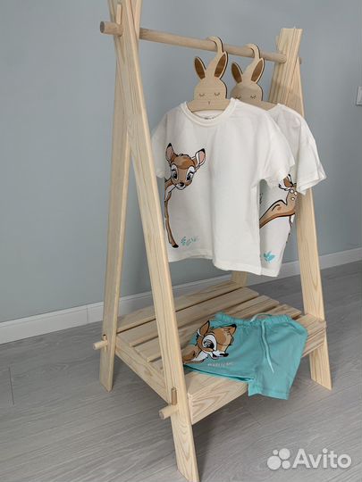 Костюм летний для девочки футболка + шорты