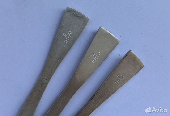 Ложки кофейные мельхиоровые СССР Таллинский завод