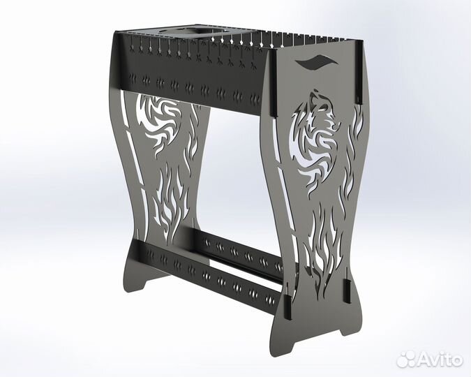 Мангалы стационарные дизайнерские разборные