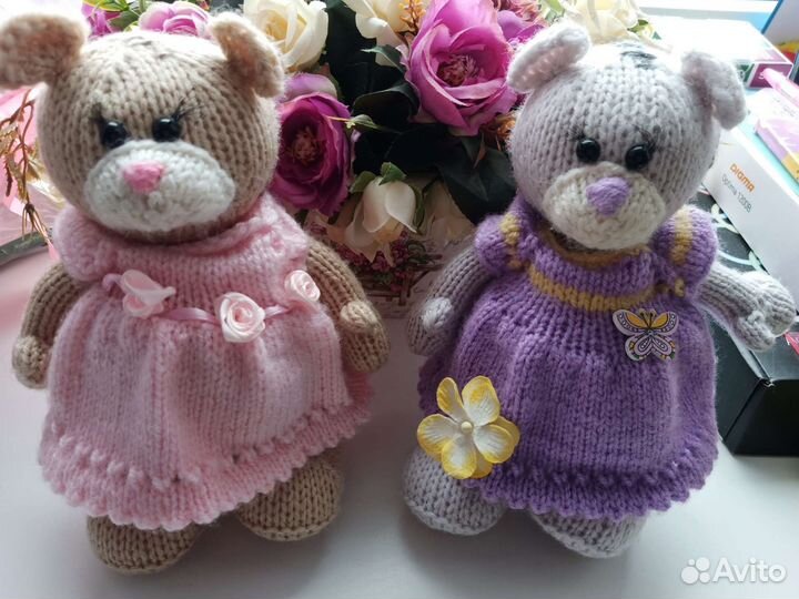 Вязаные игрушки ручной работы