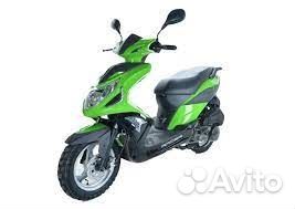 Мопед racer RC50QT-6F flame green