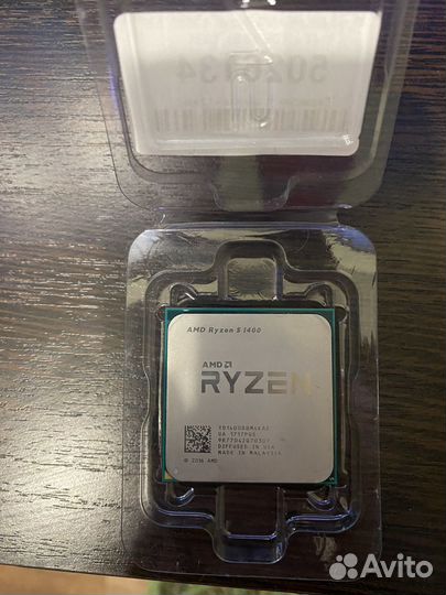 Процессор ryzen 5 1400 quad core