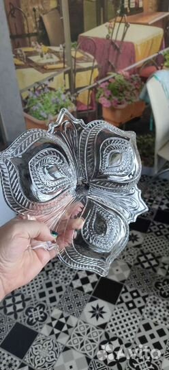 Ваза хрустальная