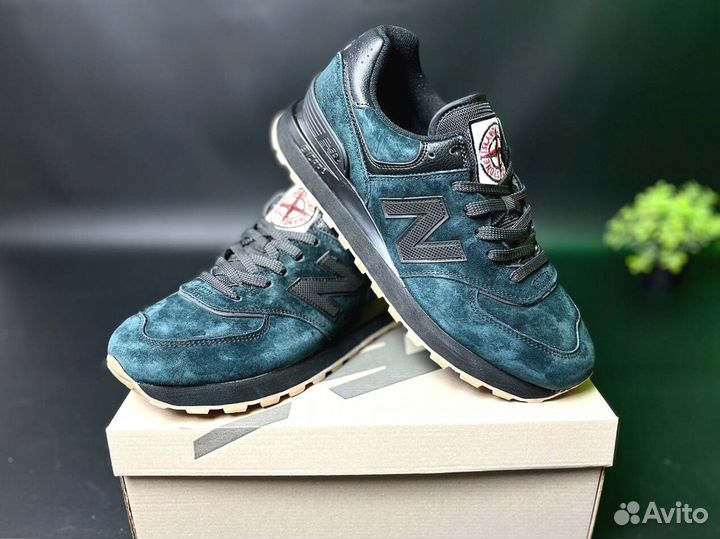 Кроссовки New Balance 574 Stone Island