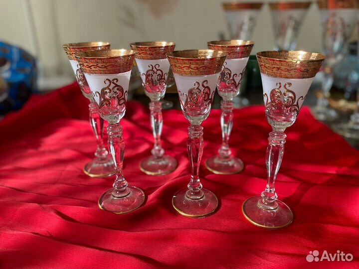 Бокалы bohemia новые оригинал Ваза под фрукты