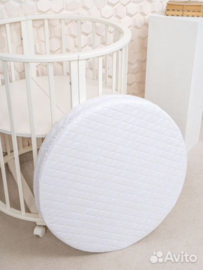 Детский ортопедический матрас круглый