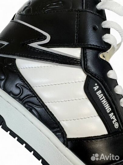 Кроссовки Bape Sta 88 Mid Black White Men's