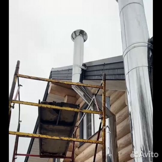 Дымоходные трубы. Кожухи на трубы. Зонты вытяжки