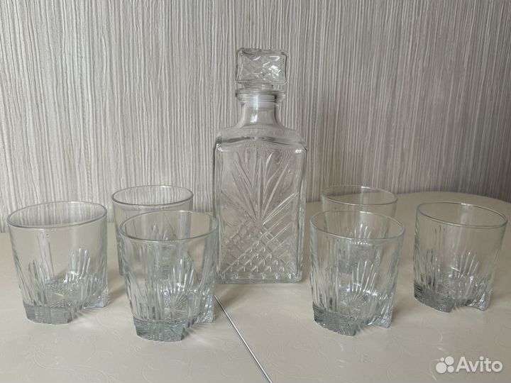 Набор для виски графин (штоф) и 6 стаканов