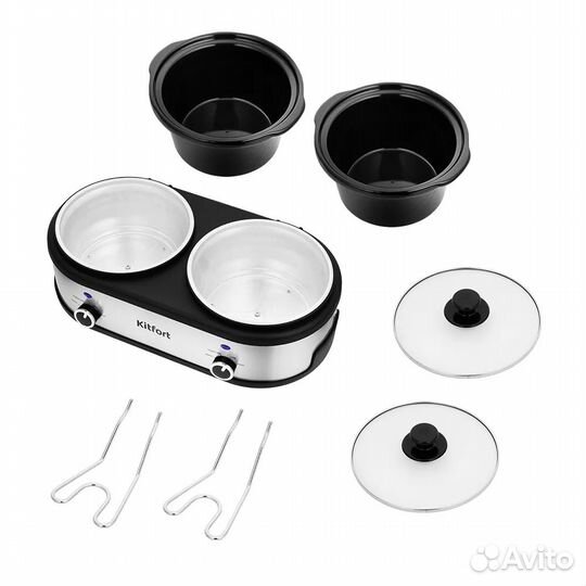 Медленноварка Kitfort KT-219 черный