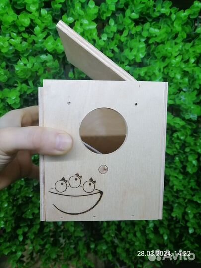 Ferplast Домик-гнездо nido mini для птиц наружный