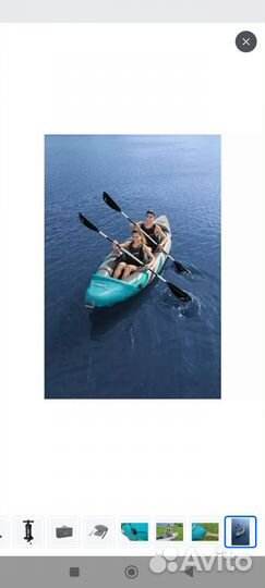 Лодка надувная, каяк до 180 кг новая