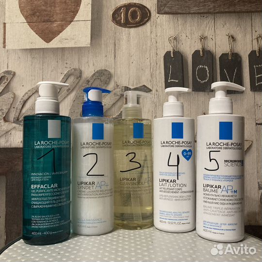 Косметика LA roche-posay lipikar и effaclar