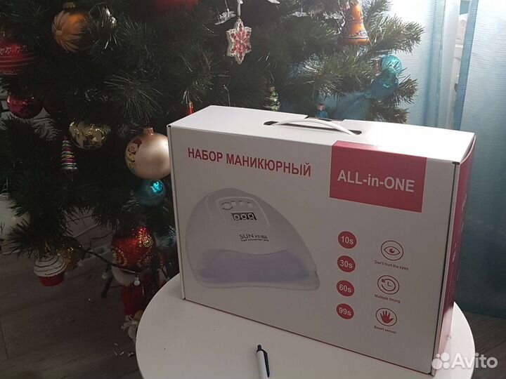 Маникюрный набор 54ватт лампа и 12 цветов лака