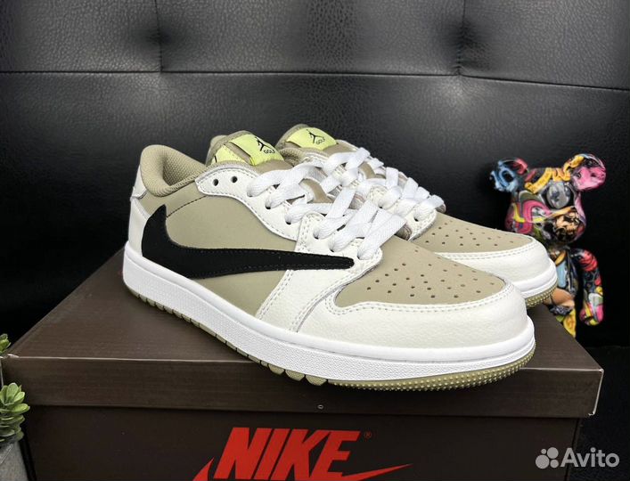 Кроссовки nike air Jordan 1 low travis scott golf