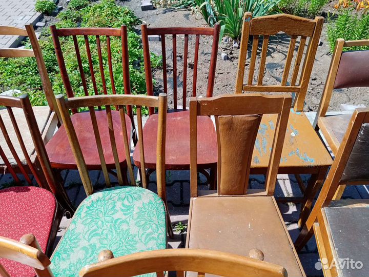 Советские деревянные стулья