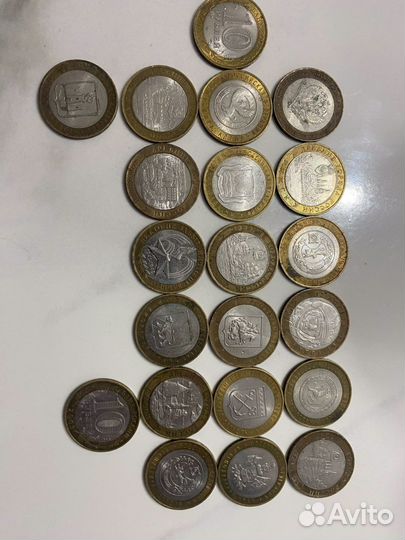 Монеты юбилейный 2 и 10