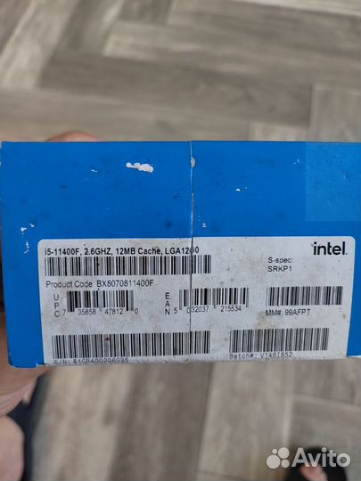 Процессор intel core i5 11400f