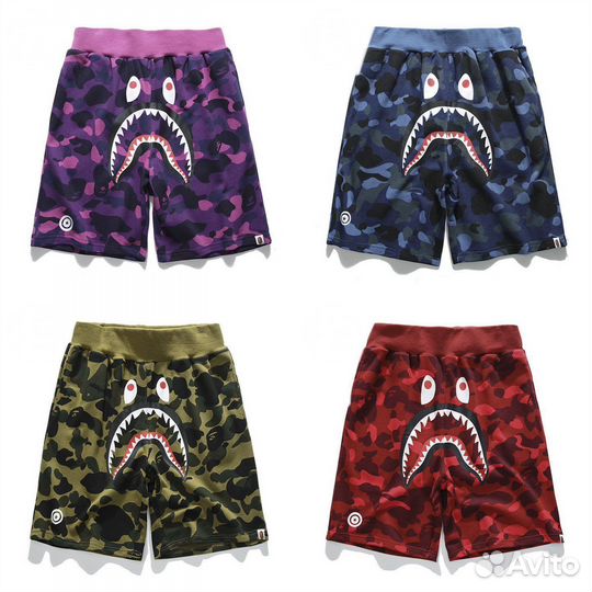 Шорты Bape Красные