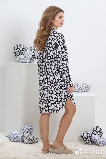 Платье рубашка женская