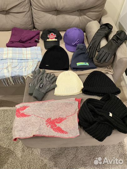 Шапки, шарфы, перчатки, шляпы, ремни